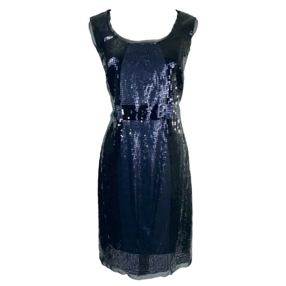 Black & Grey/Silver Sequin Cocktail Dress PartyNWT